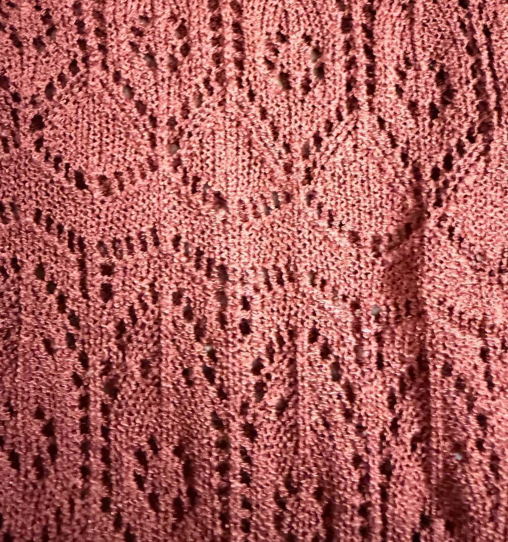 Vintage Judith Hart Collection Lace Knit Cardigan Large Made in Japan - Picture 3 of 5